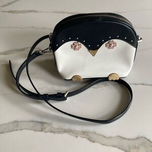 Kate spade frosty penguin crossbody purse